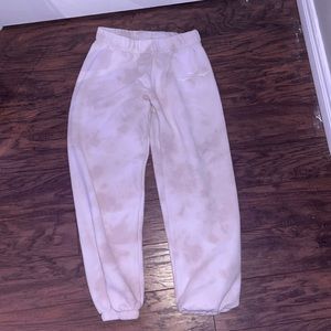 Tie dye pink, the brand is lazypants, size small